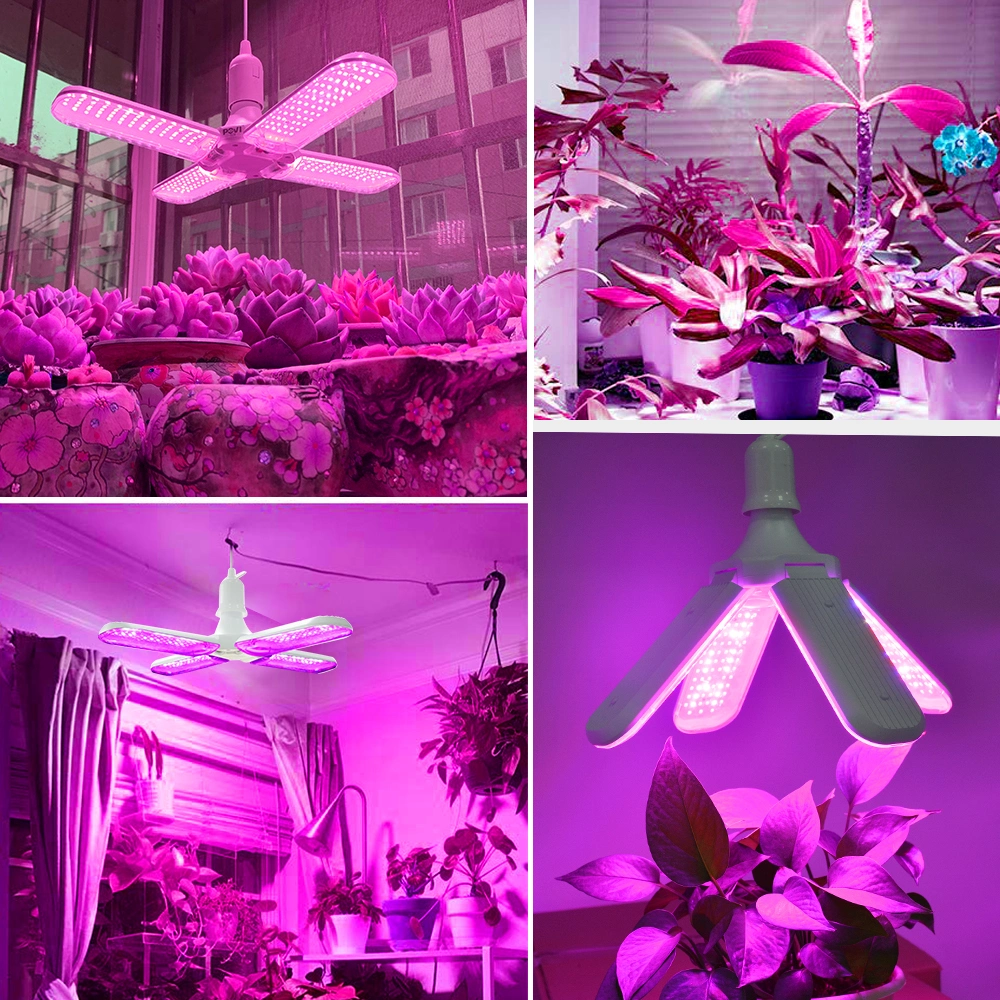 Jesled High Power LED Plant Growing Light Bulb Indoor Plant Greenhouse E27 LED UFO Grow Lamp with Red Blue IR UV Wavelength