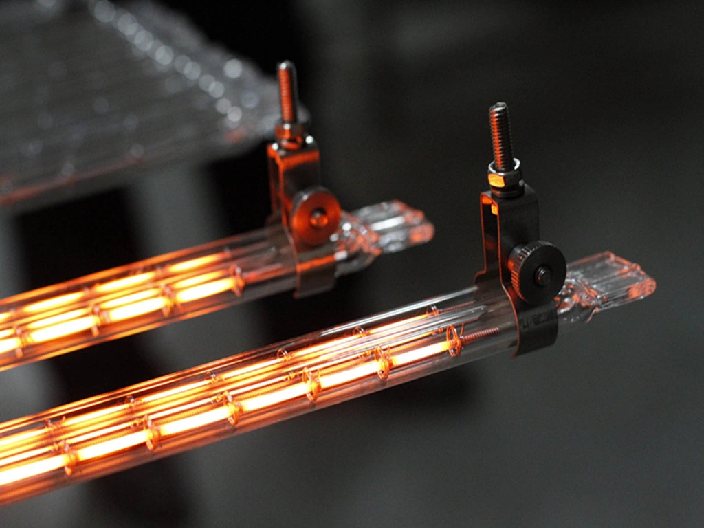 Heraeus Gold Twin Tube Short Wave Halogen Infrared Heating Lamps